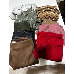 Bundle of 9 Winter Items from The Loft Size Small and Extra Small (XS) & Petite